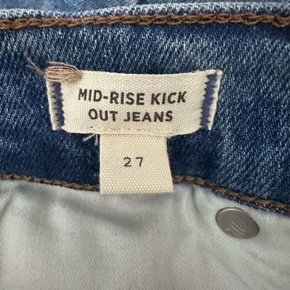 Madewell Mid-Rise Kickout Jeans Size 27 - Picture 6 of 12